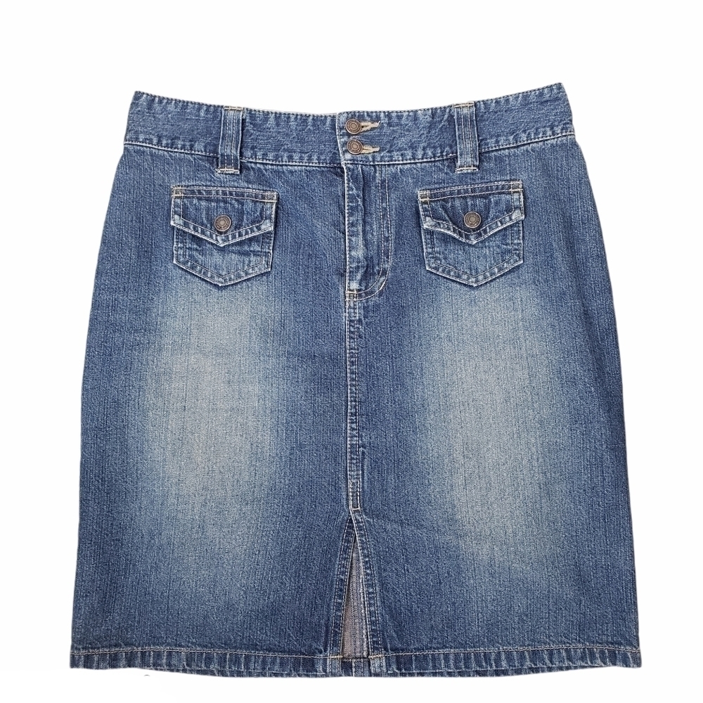 OLD NAVY Stretch Denim Pencil Skirt Size 2